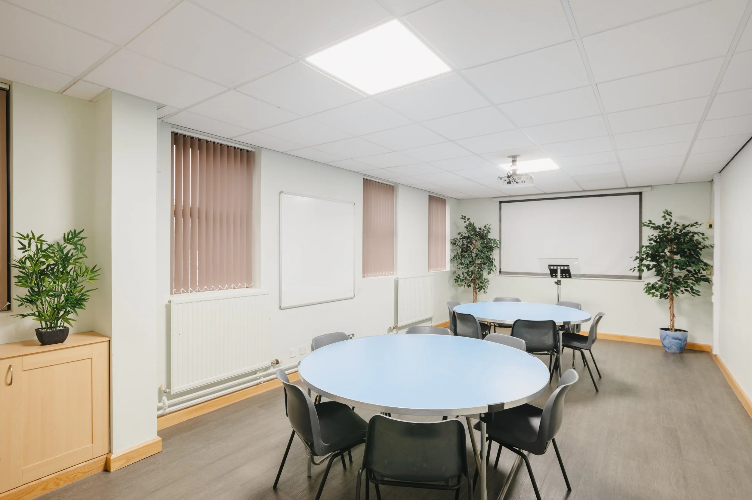 Bright modern foyer at The Coton Centre