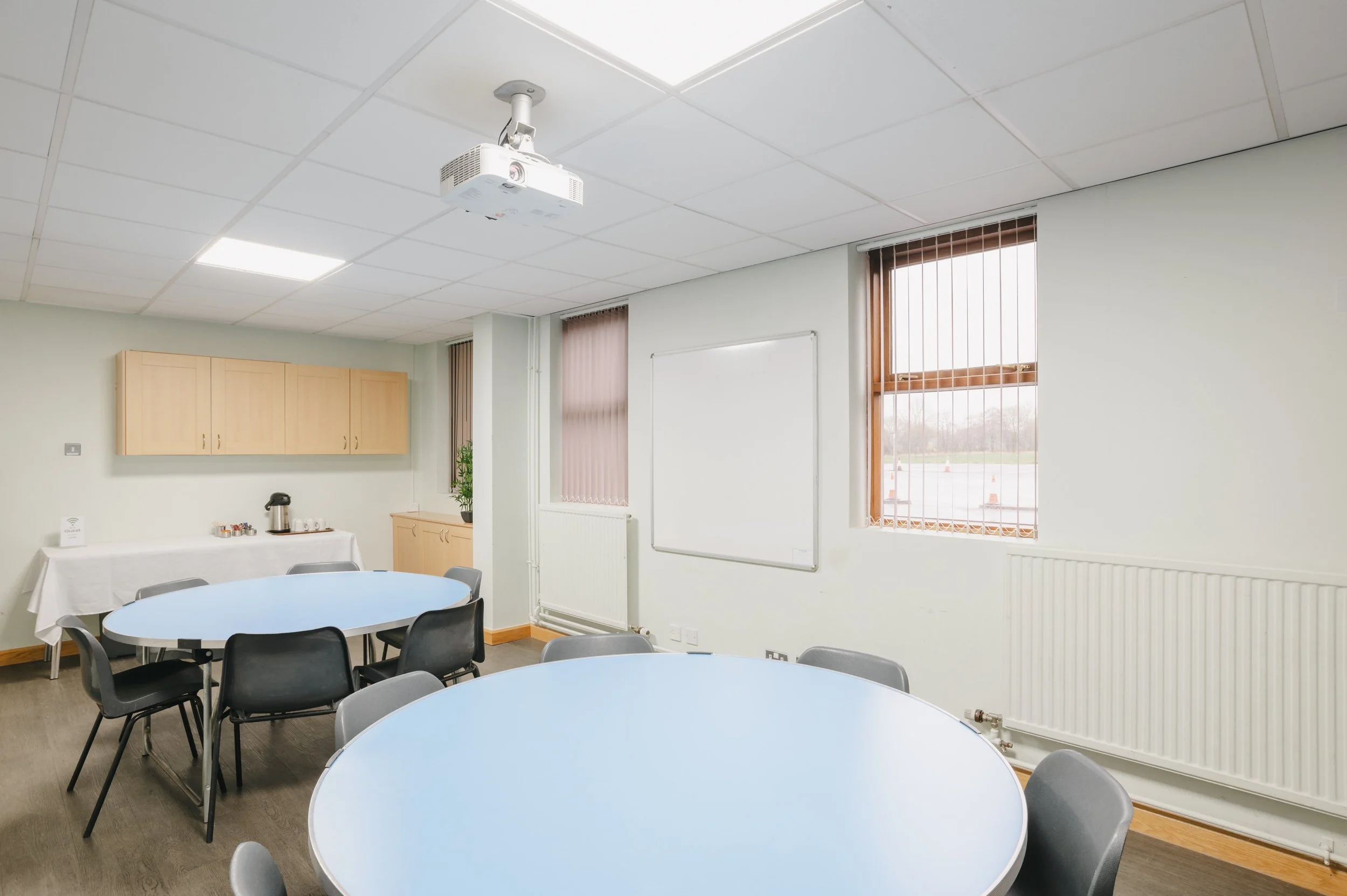 Bright modern foyer at The Coton Centre